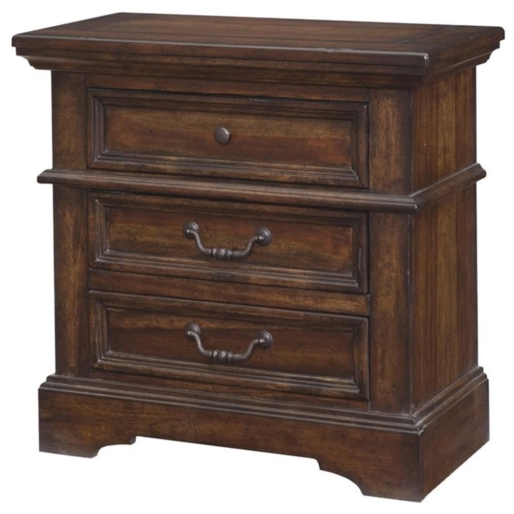 American Woodcrafters Stonebrook Nightstand, 1, Tobacco